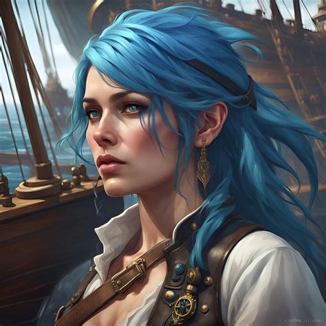 Download Pirate Blue Impact Comics Captain Royalty Free Stock