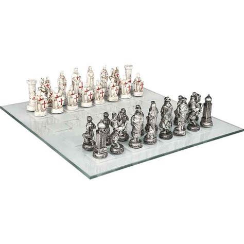 Medieval Knights Chess Set - CC11069 - Medieval Collectibles