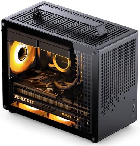 Amazon JONSBO T6 Black ITX PC Case Mini Tower Aluminum Computer