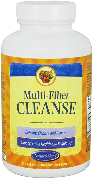 Natures Secret Multi Fiber Cleanse 275 Tablets