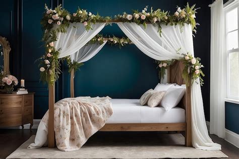 Premium Photo Midsummer Nights Dream Canopy Bed