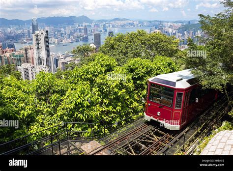 Victoria Peak Tram Hong Kong Hong Kong Peak Tower Fotos Und