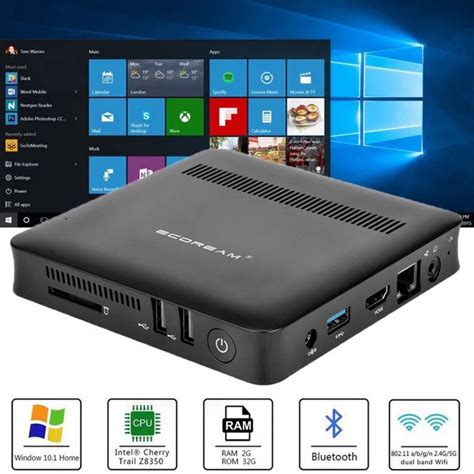 T7 Mini Pc 2+32Gb Windows 10 64Bit Computer Quad Core Intel Vga Hdmi Dual Wifi-in Mini PC from ...