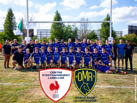 Un Cel Pour L Omr Olympique Marcquois Rugby