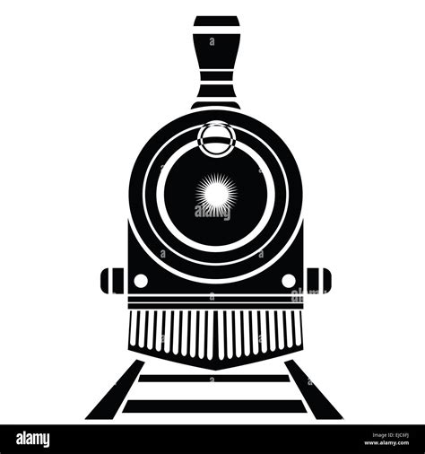 Old Train Icon Stock Photo Alamy