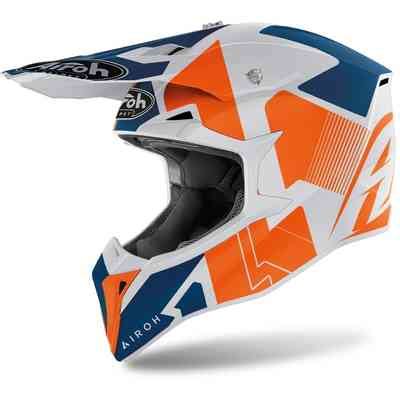 Casco Integrale On Off Moto Touring Airoh Commander Boost Rosso Lucido