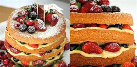 Naked Cake De Frutas Vermelhas Quer Continuar Recebendo Mais Receitas