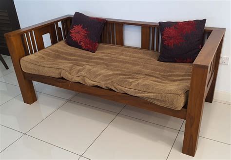 Daybed Kayu Jati Furniture Home Living Furniture Sofas On Carousell