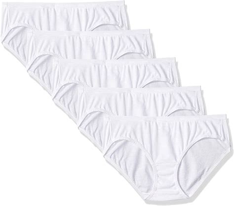 Hanes Womens Cotton Sporty Hipster Panties With Cool Comfort Multi Packs 6 6 Pack White