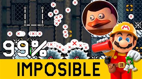 Con Solo Ver El Inicio Es Impresionante Nivel 99 Imposible Super Mario Maker 2 Switch