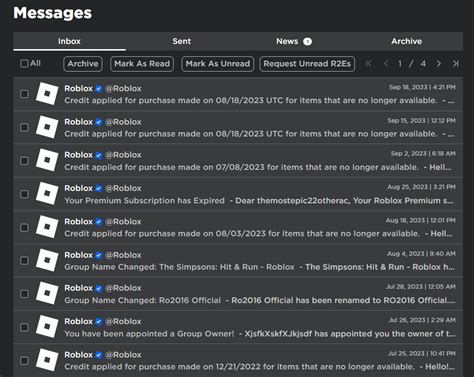 I re-styled the Roblox messages page! - Creations Feedback - Developer Forum | Roblox