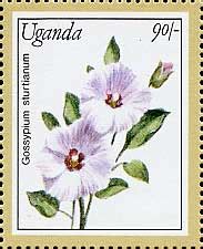 Australian Flora Stamps Uganda