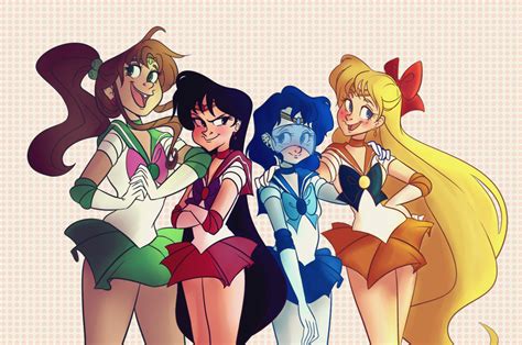 Sailor Scouts By Snarkies On Deviantart