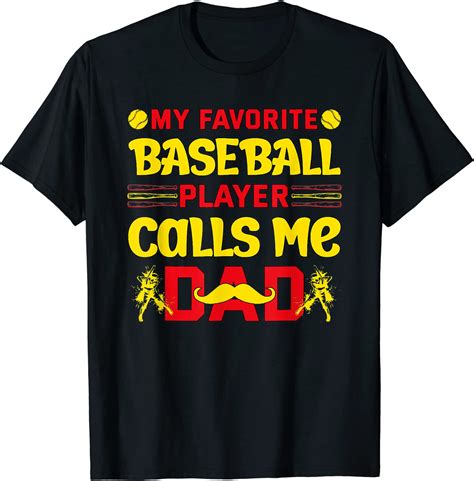 Vintage My Favorite Baseball Player Calls Me Dad Fathers Day 2022 Shirt