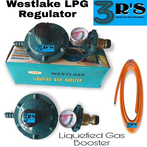 Westlake Lpg Regulator With Gauge Liquefied Gas Booster With Hose