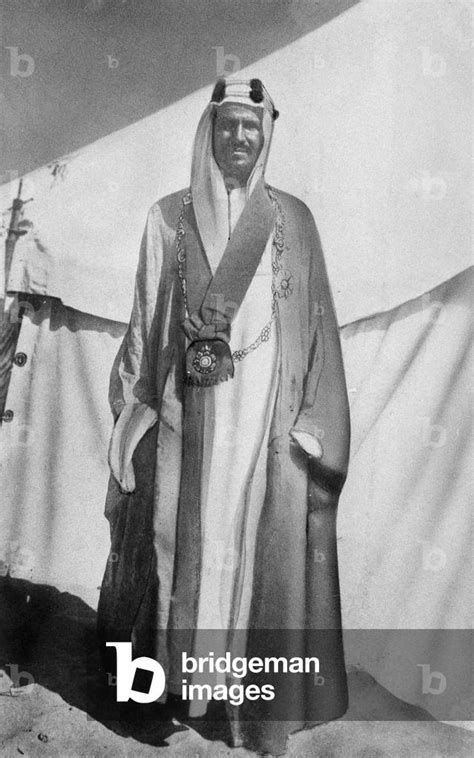 Image Of Portrait Of King Of Saudi Arabia Abdulaziz 1924 B W Photo