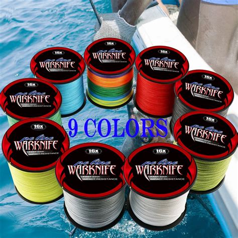 Warknife Strands Pe Braid M Braided Line Multicolor Lb Lb