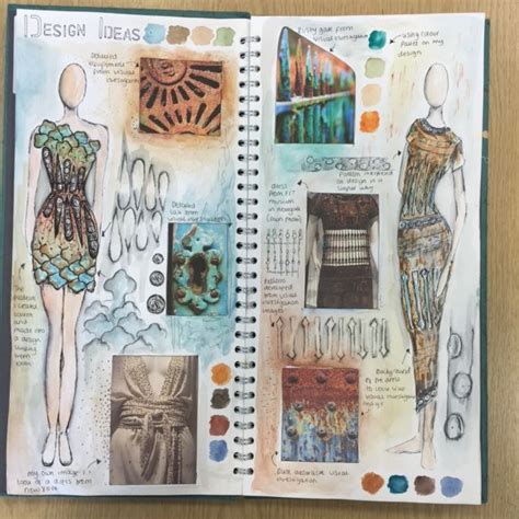 Design Ideas Sammy Textiles Sketchbook Sketch Book Fashion