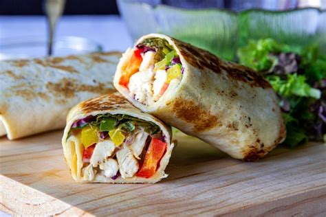 Wrap De Pollo Y Verduras Rico Y Saludable A La Par