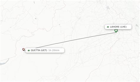 Direct Non Stop Flights From Lahore To Quetta Schedules