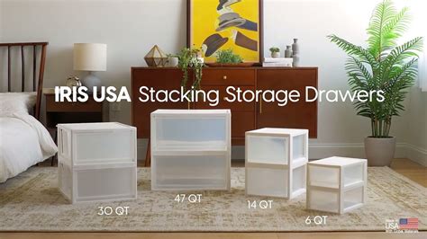 Iris Usa Stacking Storage Drawers Youtube