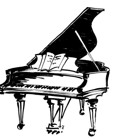 Keyboard Piano Drawing at GetDrawings | Free download
