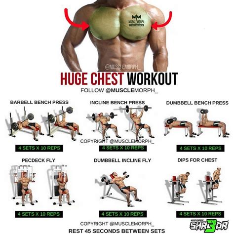 Want A Huge Chest Try This Workout 👆🏻save It So You Can Use It At The