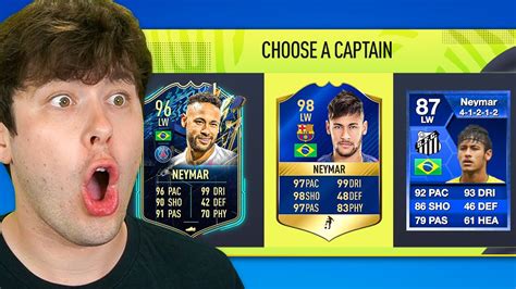 I Got Neymar In Every Fut Draft Youtube