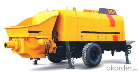 Concrete Pump Trailer Pump Diesel Engine HBTS90 - Buy Concrete Pumps ...