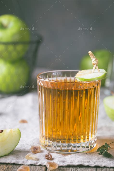 Glass Of Apple Juice Stock Photo By Ipolly Photodune