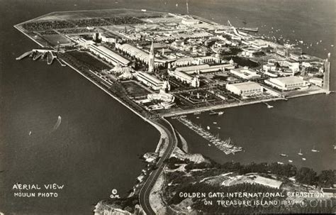 Aerial View Golden Gate International Exposition On Treasure Island