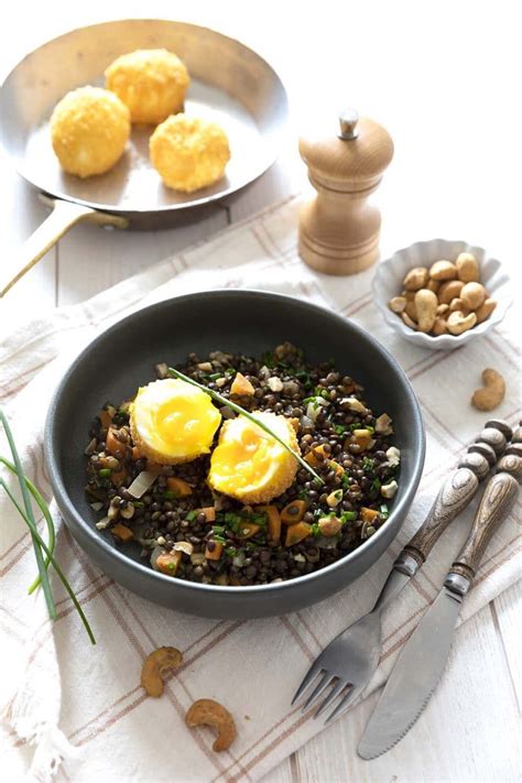 Salade Lentilles Oeufs Mollets De Cyril Lignac Recettes De Cuisine