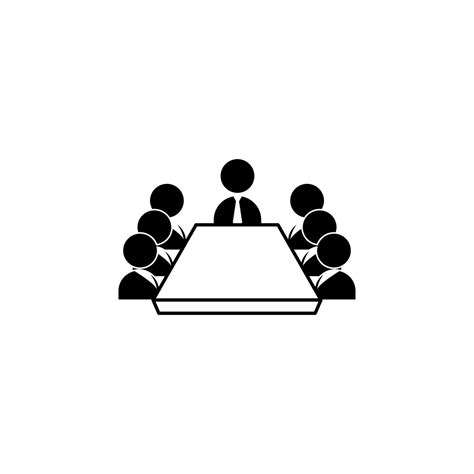 Business Meeting Vector Icon Illustration 23279124 Vector Art At Vecteezy