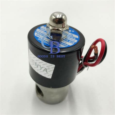 14 Bspp Stainless Steel 304 Normally Closed Electric Solenoid Valve 12v Dc Ebay