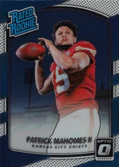 Patrick Mahomes II 2017 Optic 177 Base Price Guide Sports Card Investor