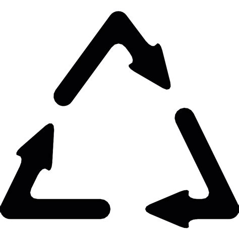 Recycle Symbol With Three Arrows Vector Svg Icon Svg Repo