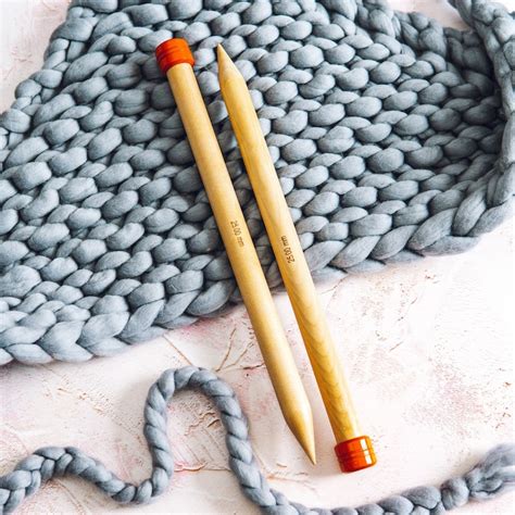 25mm Jumbo Knitting Needles Suitable For Jumbo Merino Yarn Etsy Uk