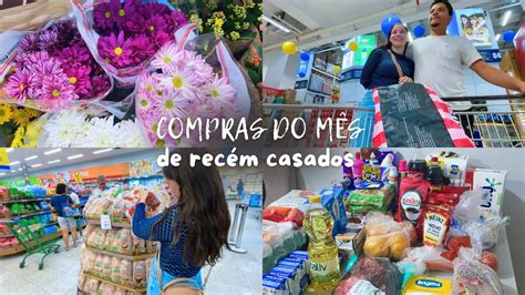 COMPRAS DO MÊS DE RECÉM CASADOS mês de Junho compramos muita coisa