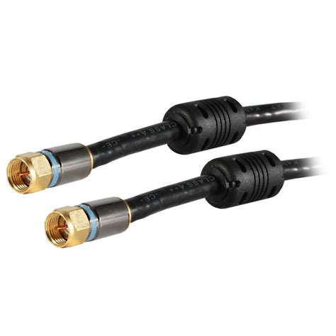 10m A++ SAT cable 110dB with F-plug and ferrite core, 14,90