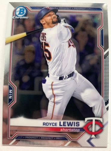 Royce Lewis Rookie Bowman Chrome Bcp Sharp Minnesota Twins