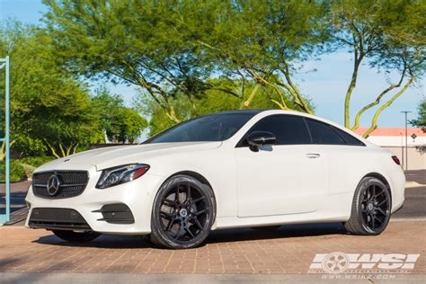 2018 Mercedes Benz E Class Coupe With 20 Giovanna Haleb In Gloss Black