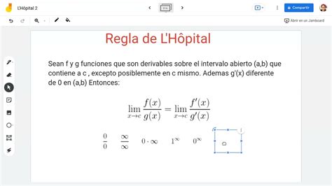 Regla De L Hopital YouTube