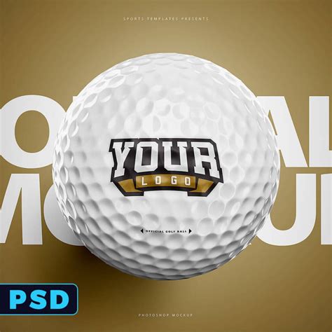 Golf Ball Photoshop Template Sports Templates