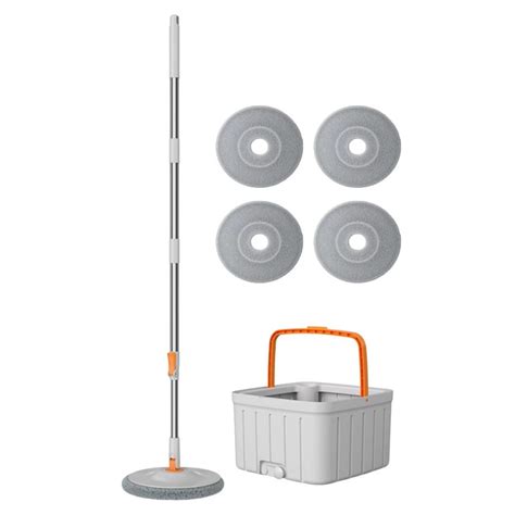 Mop Rotativ Si Galeata Cu Set De Stoarcere Walalla Abs Cm L