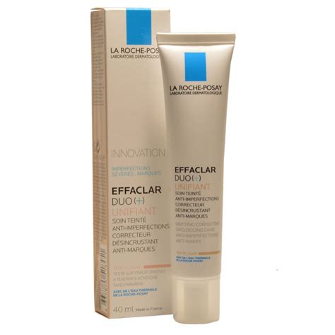 La roche posay Effaclar duo + unifiant teinte médium