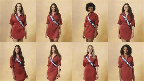 Miss France D Couvrez Les Portraits Des Candidates Du Concours