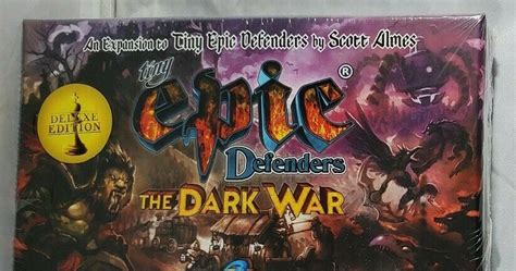 Tiny Epic Defenders The Dark War Deluxe Edition Board Game