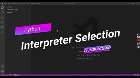 Python Interpreter Selection In Visual Studio Or Vscode Visualstudio