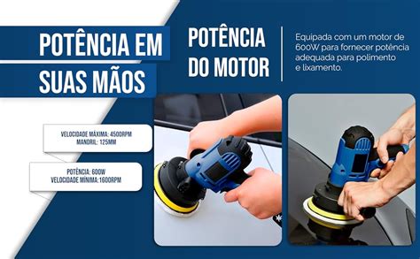 Holtter Politriz Lixadeira Rotativa Multifun Es Automotiva Polidor