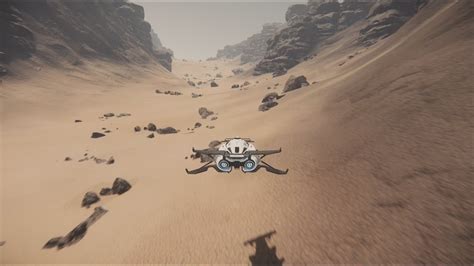 4K Star Citizen MISC Razor LX Daymar Low Level Flight Training